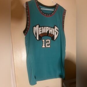 embroidered memphis morant basketball jersey